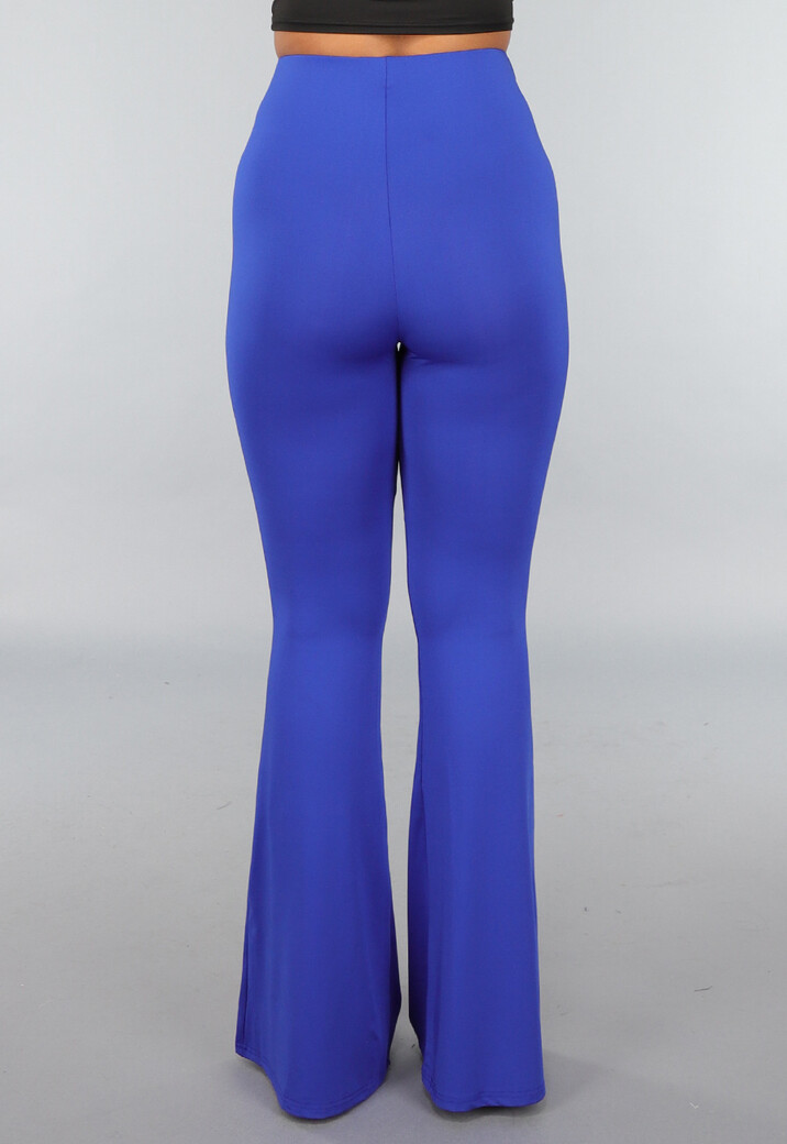 Royaal Blauwe Tall Stretch Flared Legging