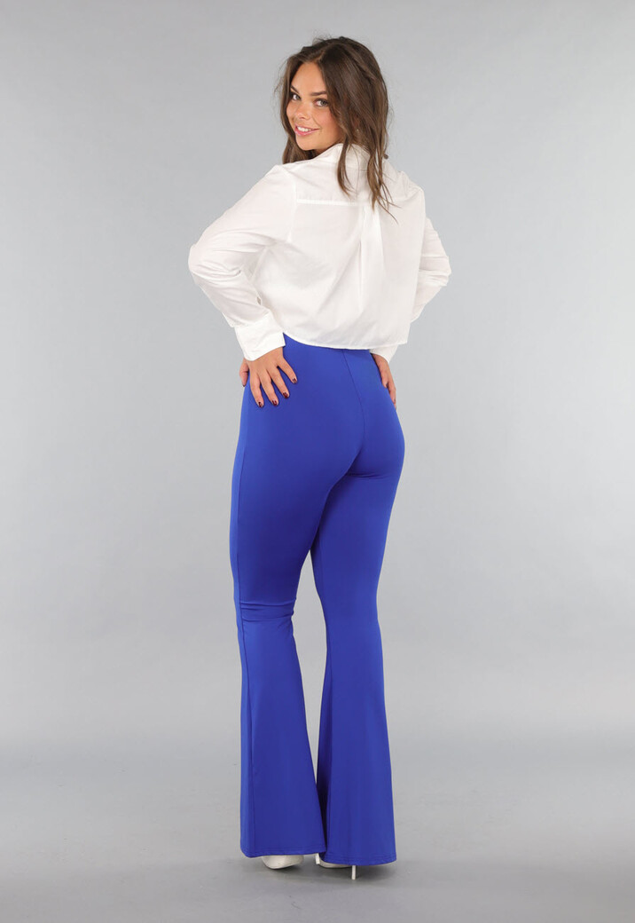 Royaal Blauwe Tall Stretch Flared Legging