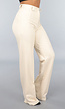 Beige Tall Stretch Pantalon met Straight Leg