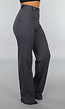 Tall Antraciet Pantalon met Stretch