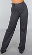 Tall Antraciet Pantalon met Stretch