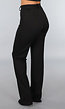 Tall Zwarte Straight Leg Pantalon met Stretch