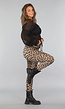 Legging met Luipaardprint en Stretch