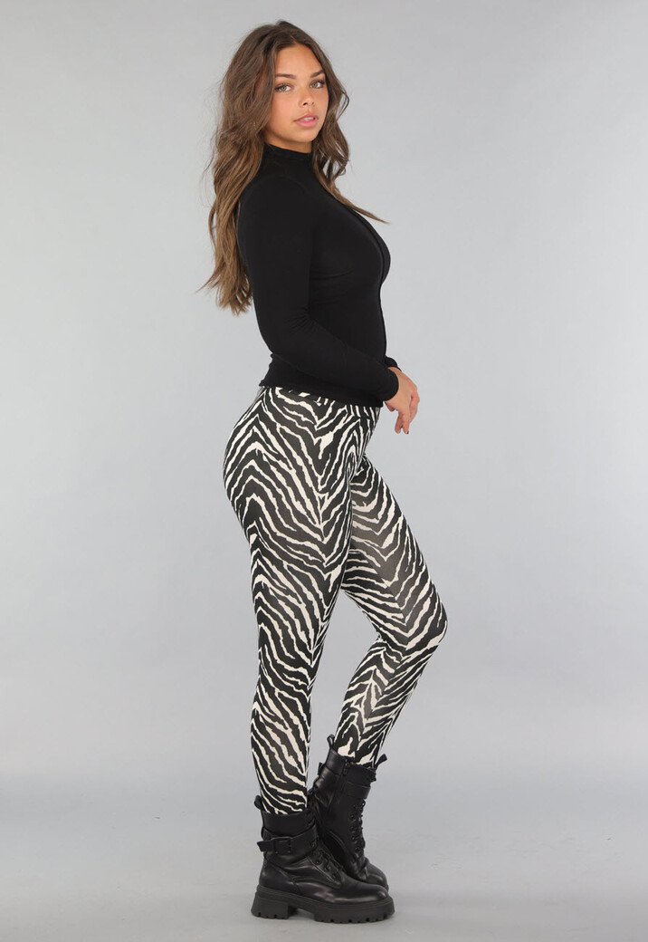 Stretch Zebraprint Legging