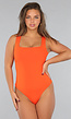 Mouwloze Oranje Bodysuit