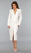 Witte Blazer Jurk met Cut Out