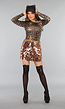 Koperkleurige Glitter Rok