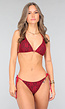 Rode Bikini Set met Kanten Details