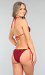 Rode Bikini Set met Kanten Details