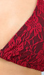 Rode Bikini Set met Kanten Details