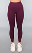 Aubergine Gymlegging met Scrunch