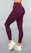 Aubergine Gymlegging met Scrunch