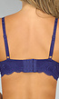 Navy Soft Bra met Kanten Design