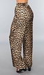 Tall Leopard Stretch Palazzo Broek