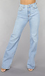 Redial Jeans  Tall High Waist Lichtblauwe Straight Leg Jeans