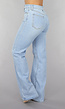 Tall High Waist Lichtblauwe Straight Leg Jeans