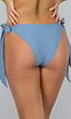 Verstelbaar As Blauw Bikinibroekje met Strikjes