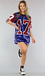 Football Jersey Jurk met Pailletten