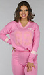 Roze Two Piece met Teddy Cijfers