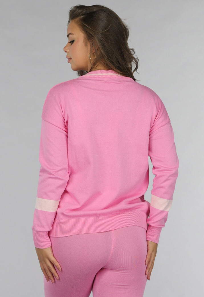 Roze Two Piece met Teddy Cijfers