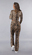 Matching Stretch Flair Set met Lichte Leopard Print