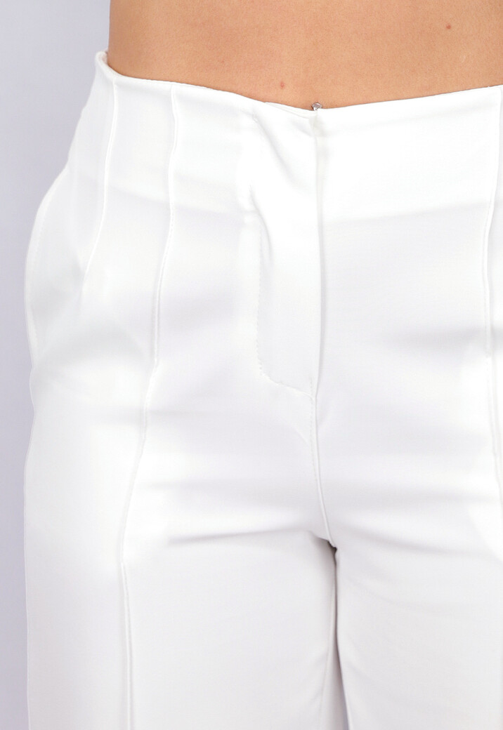 Witte Strapless Blazer Co Ord Set