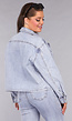 Denim Blouse met Wassing en Borstzakken