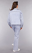 Denim Blouse met Wassing en Borstzakken