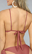 Bruine Triangel Bikinitop met Pads