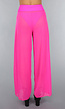 Neon Roze Wide Leg Cover-Up Broek