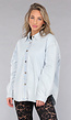 Lichtblauwe Denim Blouse met Knoopsluiting