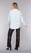 Lichtblauwe Denim Blouse met Knoopsluiting