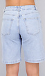 Blauwe Denim Bermuda Short met Stretch