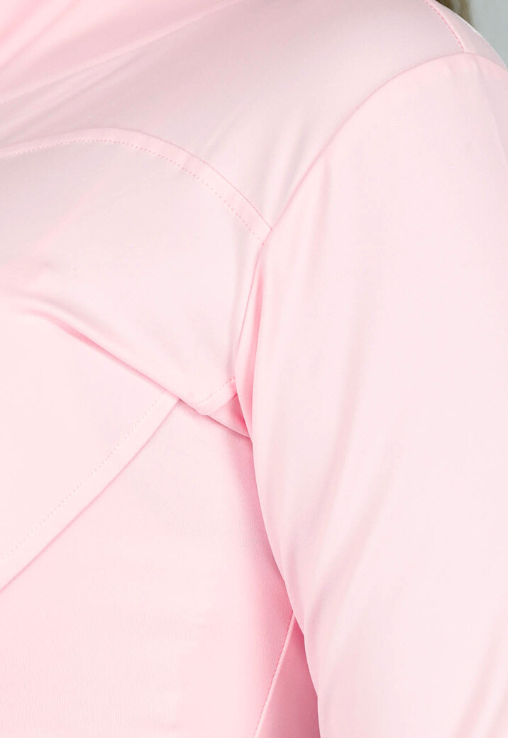 Lichtroze Sportset met Vestje en Flair Legging