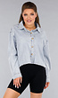 Denim Blouse Jasje met Rafels