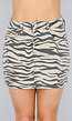 Redial Jeans  Denim Stretch Zebraprint Rok