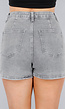 Grijze Denim Stretch Skort