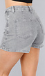 Grijze Denim Stretch Skort