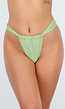 Groene bikinibroek met dikke band