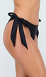 Zwart Strik Bikinibroekje