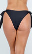 Zwart Strik Bikinibroekje