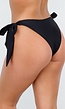 Zwart Strik Bikinibroekje