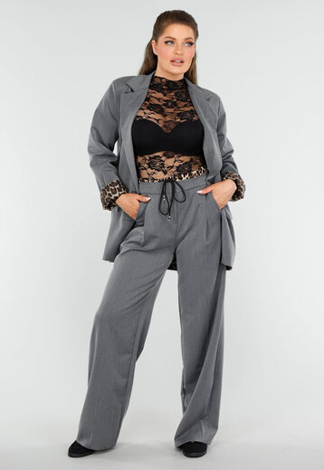 Blazerpak met Luipaard Details