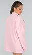 Oversized Lichtroze Blazer