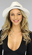 Witte Basic Strand Hoed
