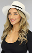 Witte Basic Strand Hoed