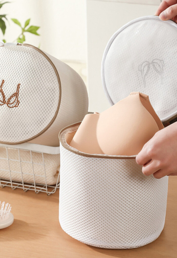 Waszakje voor Bh's met Ritssluiting voor op Reis of in Was