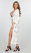 Wit Gehaakte Cover Up met See Through Patroon