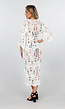 Wit Gehaakte Cover Up met See Through Patroon