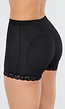 Zwart Padded Butt Lift Broekje met Kanten randjes